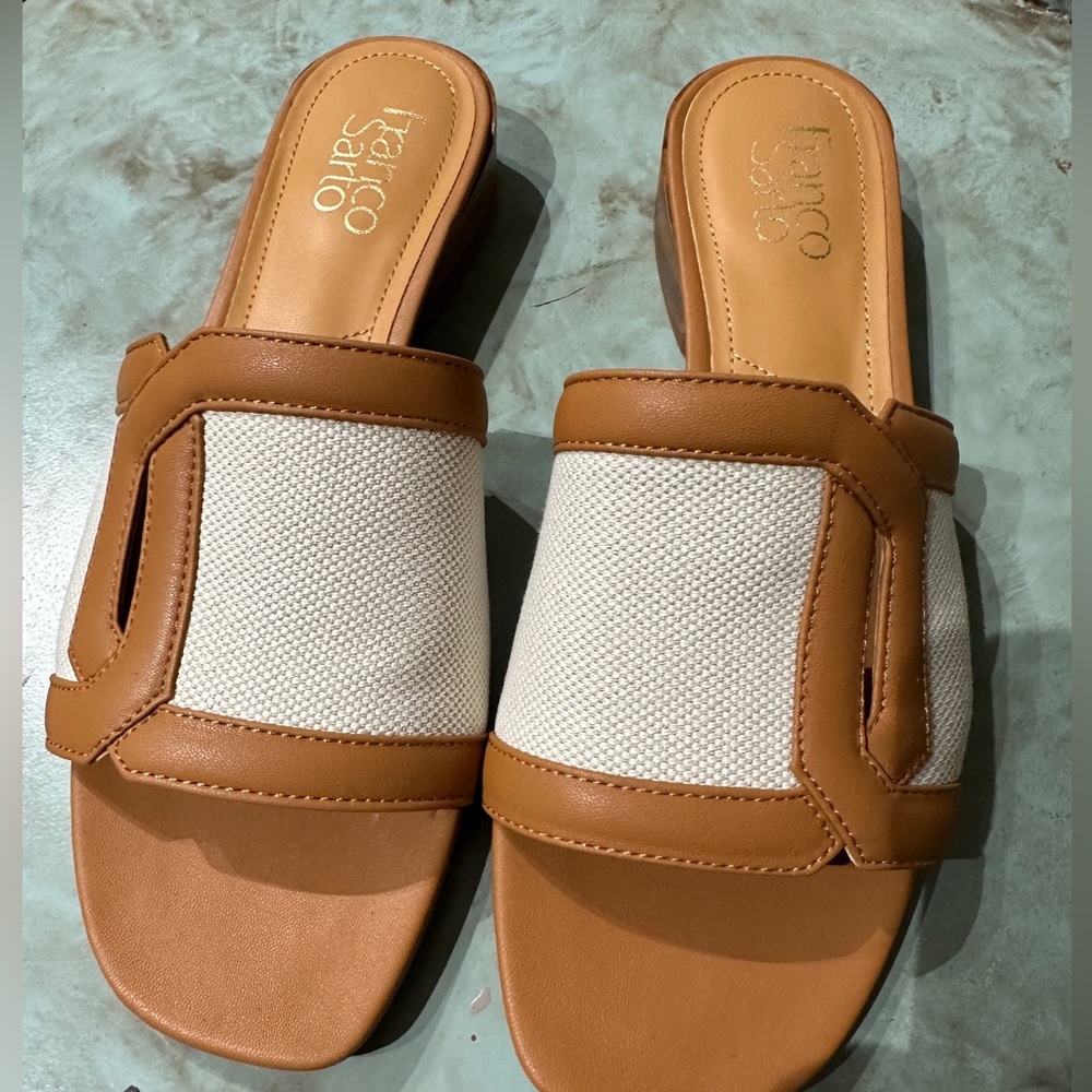 Franco Sarto slide sandal. Size 8. Like new.